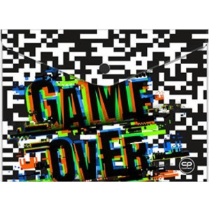 Папка с копче Coolpack A4 Game over, 25526CP