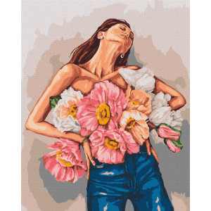 Рисуване по номера Елегантна пролет, с подрамка, 40х50 см.