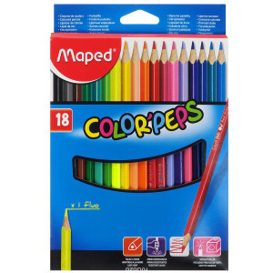 Цветни моливи Maped Color Peps 18 цвята
