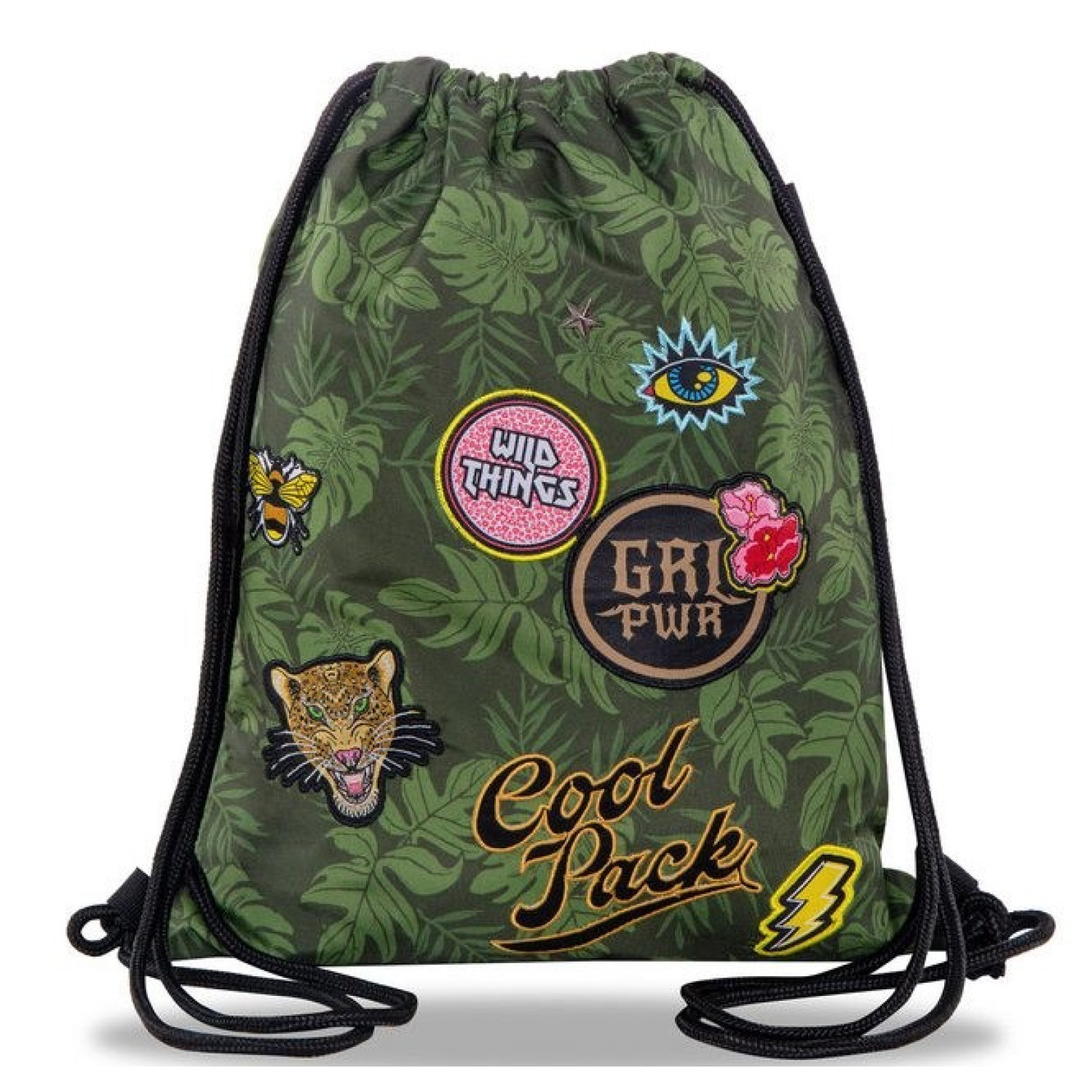 Торба за спорт Coolpack Sprint Badges G`Green