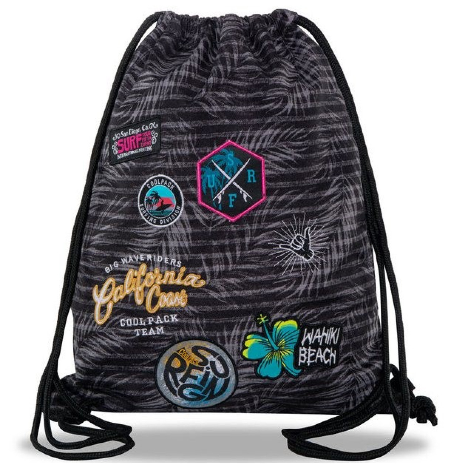 Торба за спорт Coolpack Sprint Badges G`Grey