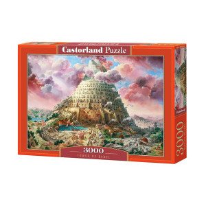 Пъзел Castorland Tower Babel, 3000 елемента, C-300563