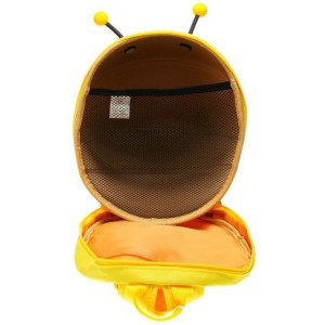 Детска раница Zizito Пчеличка, мини, с предпазен колан, жълта