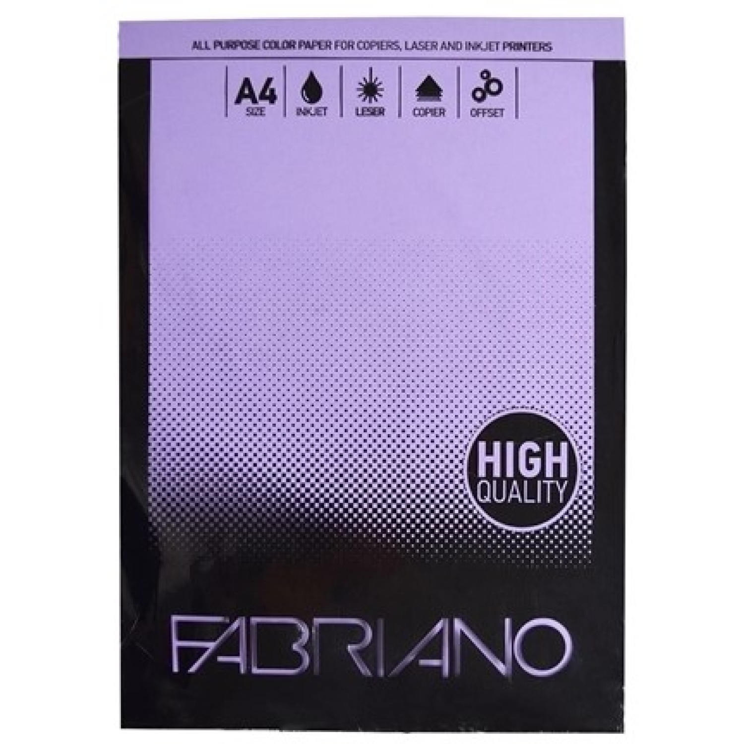 Цветна хартия Fabriano А4, виолетова