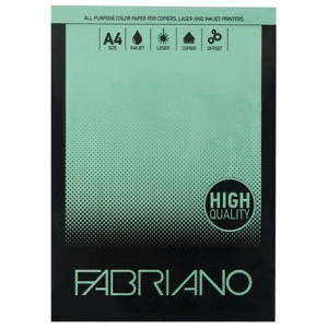 Цветна хартия Fabriano А4, 80 гр., резеда 50 листа