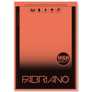 Цветна хартия Fabriano А4, портокал