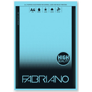 Цветна хартия Fabriano А4, 80 гр., синя 50 листа
