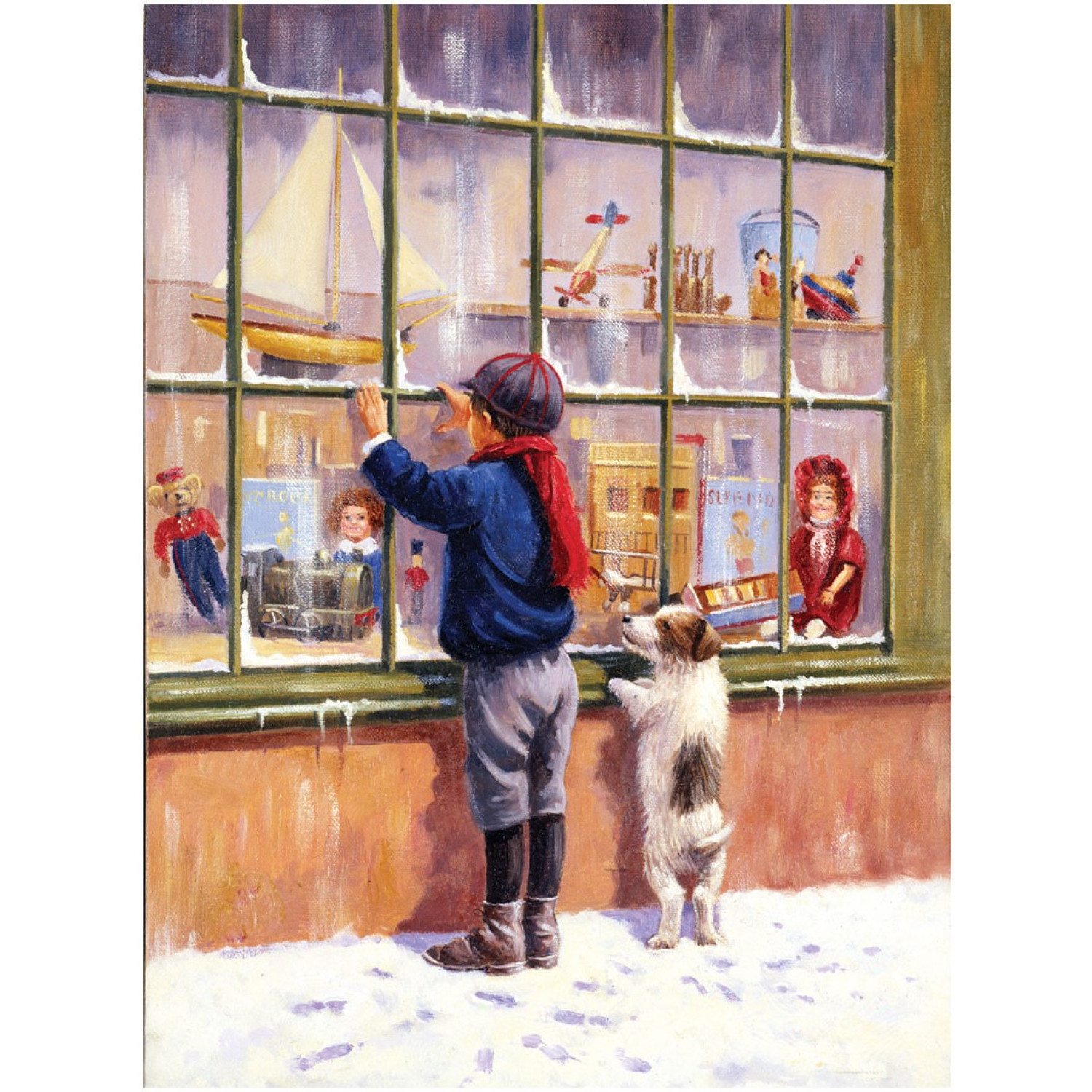 Рисуване по номера Коледно желание, Junior, с акрилни бои 22х30 см.