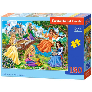 Пъзел Castorland Princess in Garden, 180 елемента, B-018383