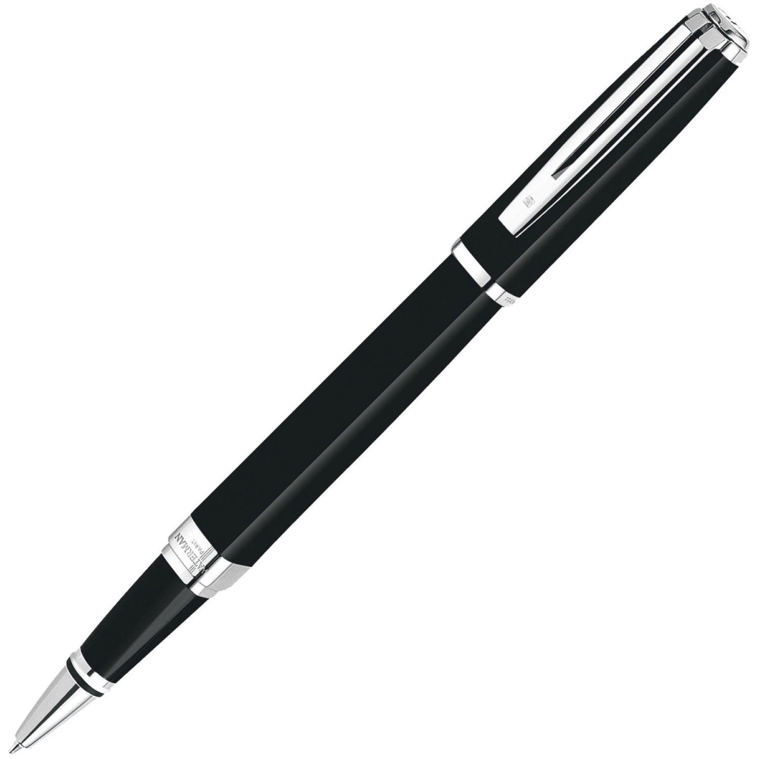 Ролер Waterman Exception Slim, Black and Silver
