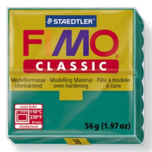 Полимерна глина Staedtler Fimo Classic,56 g синьозелен 38