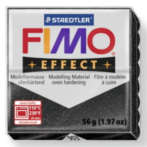 Полимерна глина Staedtler Fimo Effect,56 g черен 903