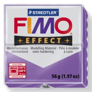 Полимерна глина Staedtler Fimo Effect,56 g прозрачно лилав 604