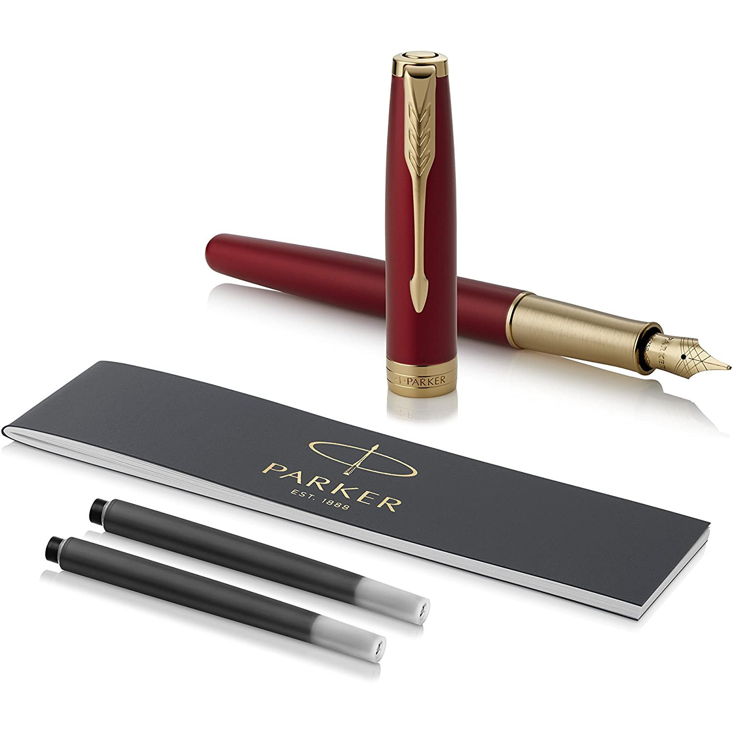 Писалка Parker Sonnet Lacquer 18K, Red and Gold