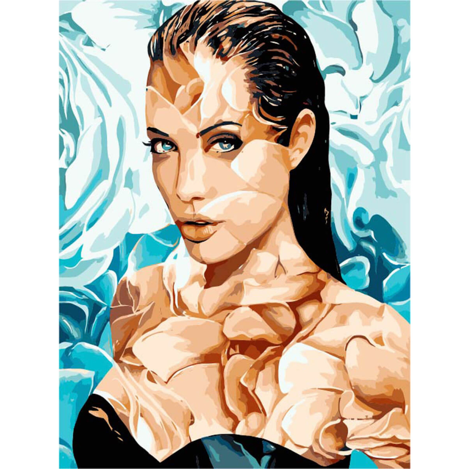 Рисуване по номера Анджелина, с подрамка, 40х50 см.