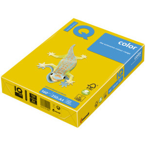 Копирен картон IQ IG50, 160 гр., ярко жълт