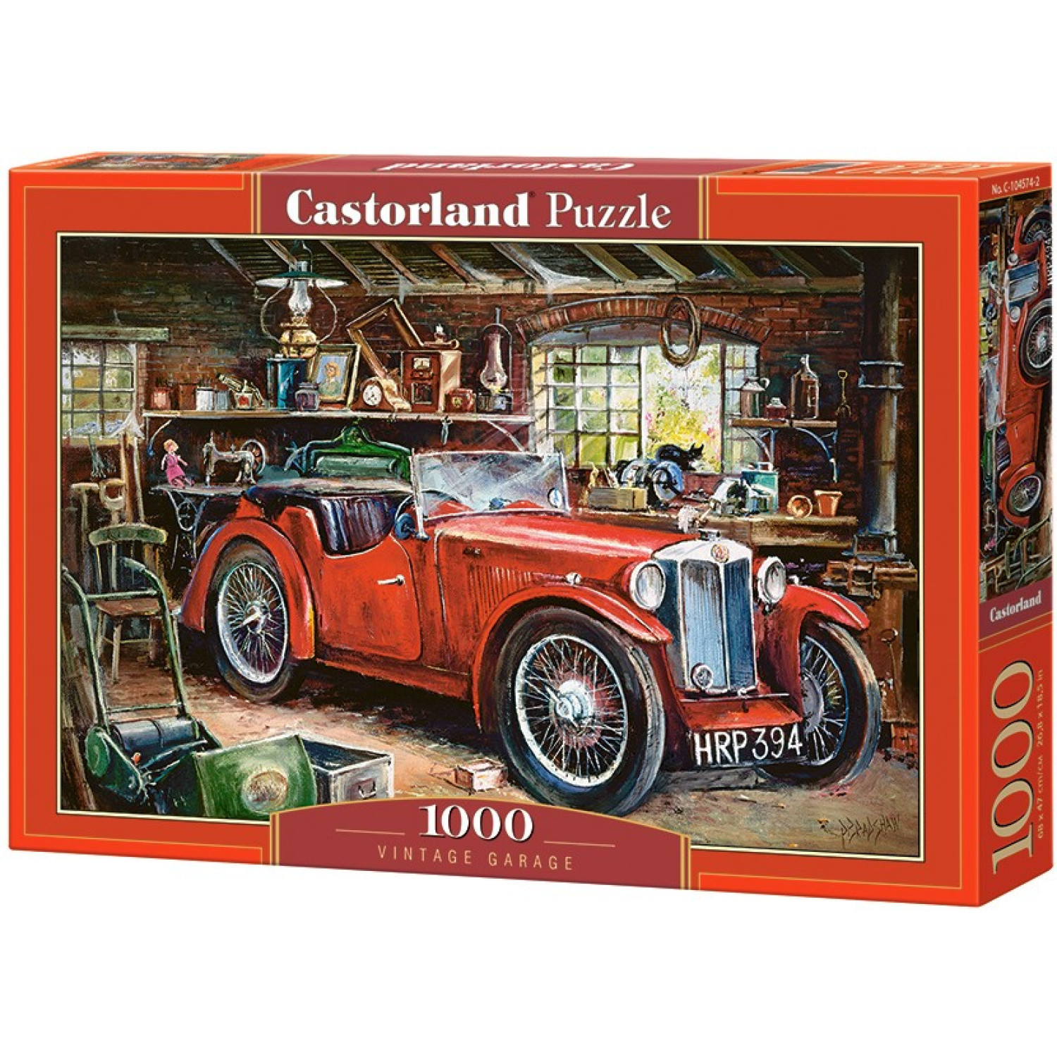 Пъзел Castorland Vintage Garage, 1000 елемента, C-104574-2
