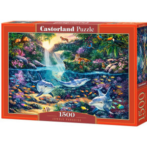 Пъзел Castorland Jungle Paradise, 1500 елемента, C-151875-2
