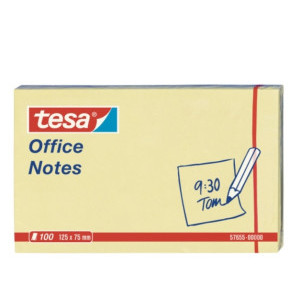 Кубче самозалепващо Tesa Notes 125х75 мм, 100 листа