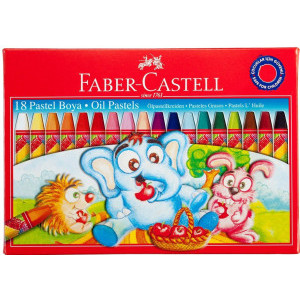 Пастели Faber-castell, маслени, 18 цвята