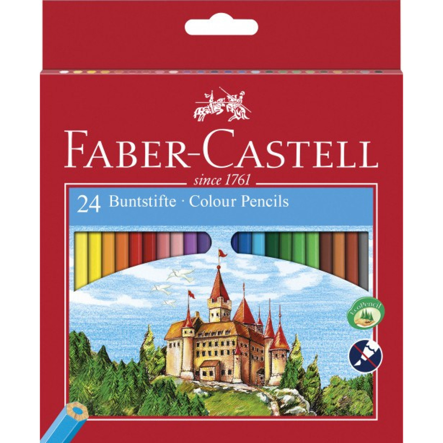 Цветни моливи Faber-castell, 24 цвята