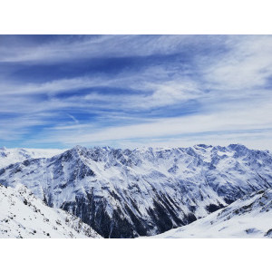 Диамантен гоблен Снежна планина, 40x50 см.