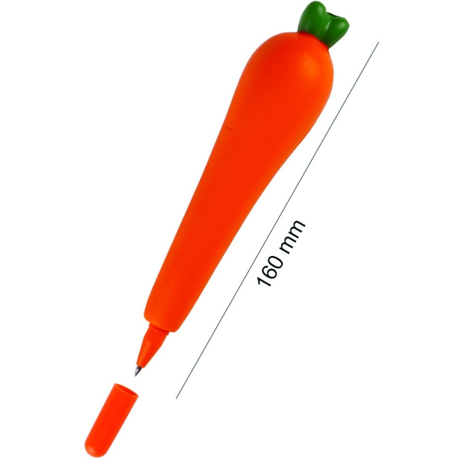 Гел химикалка Squishy, морков