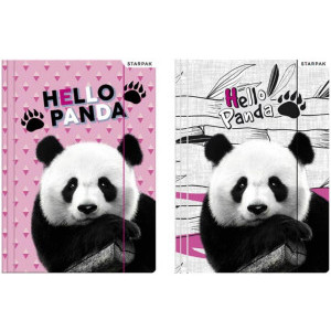 Папка с ластик Starpak Panda A4