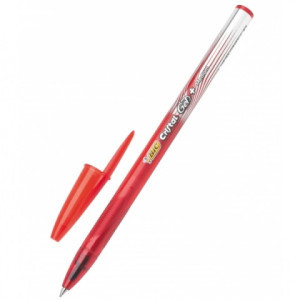 Химикалка BIC Cristal Gel, 0.6 мм, червена