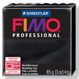 Полимерна глина Staedtler Fimo Professional, 85 гр., черен 9
