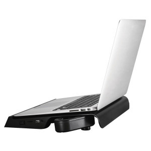 Охладител за лаптоп HAMA Aluminium, вградени говорители, 13,3" - 15,6", Черен