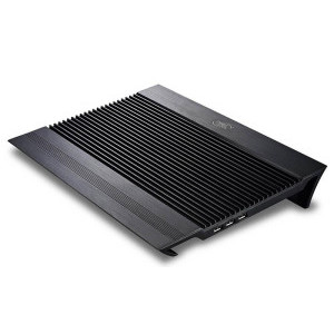 Охладител за лаптоп DeepCool N8 BLACK, 17", 2x140 mm, Черен