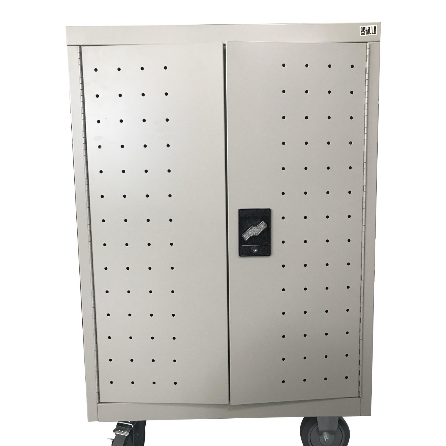 Универсален шкаф на колела Estillo LP-1224, за зареждане на до 24 бр. лаптопи и таблети