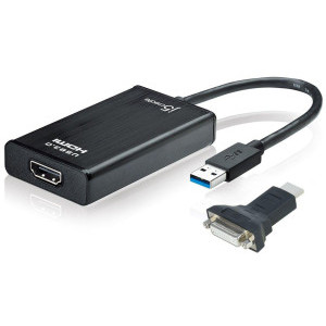 Адаптер j5create JUA350  USB 3.0 към HDMI с конвертор HDMI/DVI 