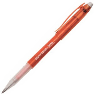 Химикалка Paper mate Premium с гумичка, оранжева