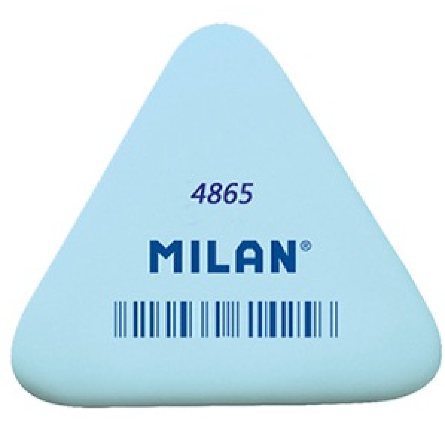 Гума Milan хлебна, триъгълна тънка, малка, цветна