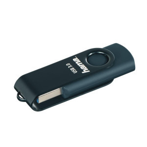 USB памет HAMA, 32GB,  Rotate, UBS 3.0 70 MB/s, Петролно синьо