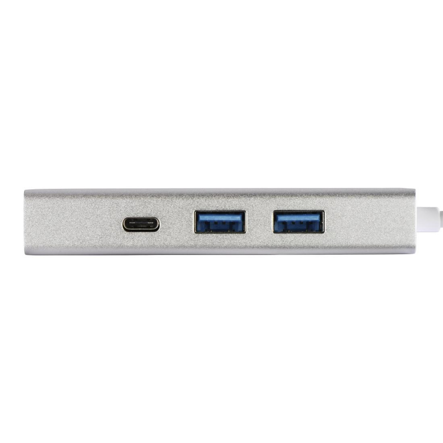 4-портов хъб USB-C  HAMA Aluminium, USB 3.1, 2 x USB-A, 2 x USB-C, bus-powered, Сребрист