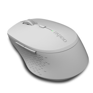 Безжична оптична мишка RAPOO M300 Silent, Multi-mode, безшумна, Сив