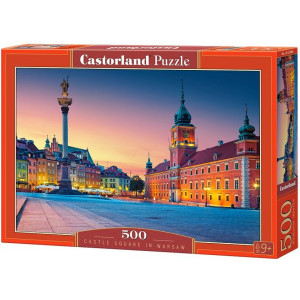 Пъзел Castorland Площадът пред замъка във Варшава, 500 елемента, B-52486