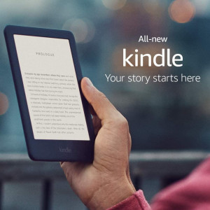 eBook четец Kindle 2019, 6", 8GB, WiFi, 10 генерация, Черен