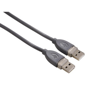 Кабел HAMA 39664 USB-A мъжко - USB-А мъжко, 1.8 м, 1 звезда, екраниран
