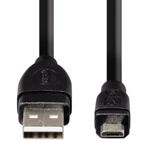 Кабел HAMA USB 2.0 - micro USB, 3 м, 1 звезда