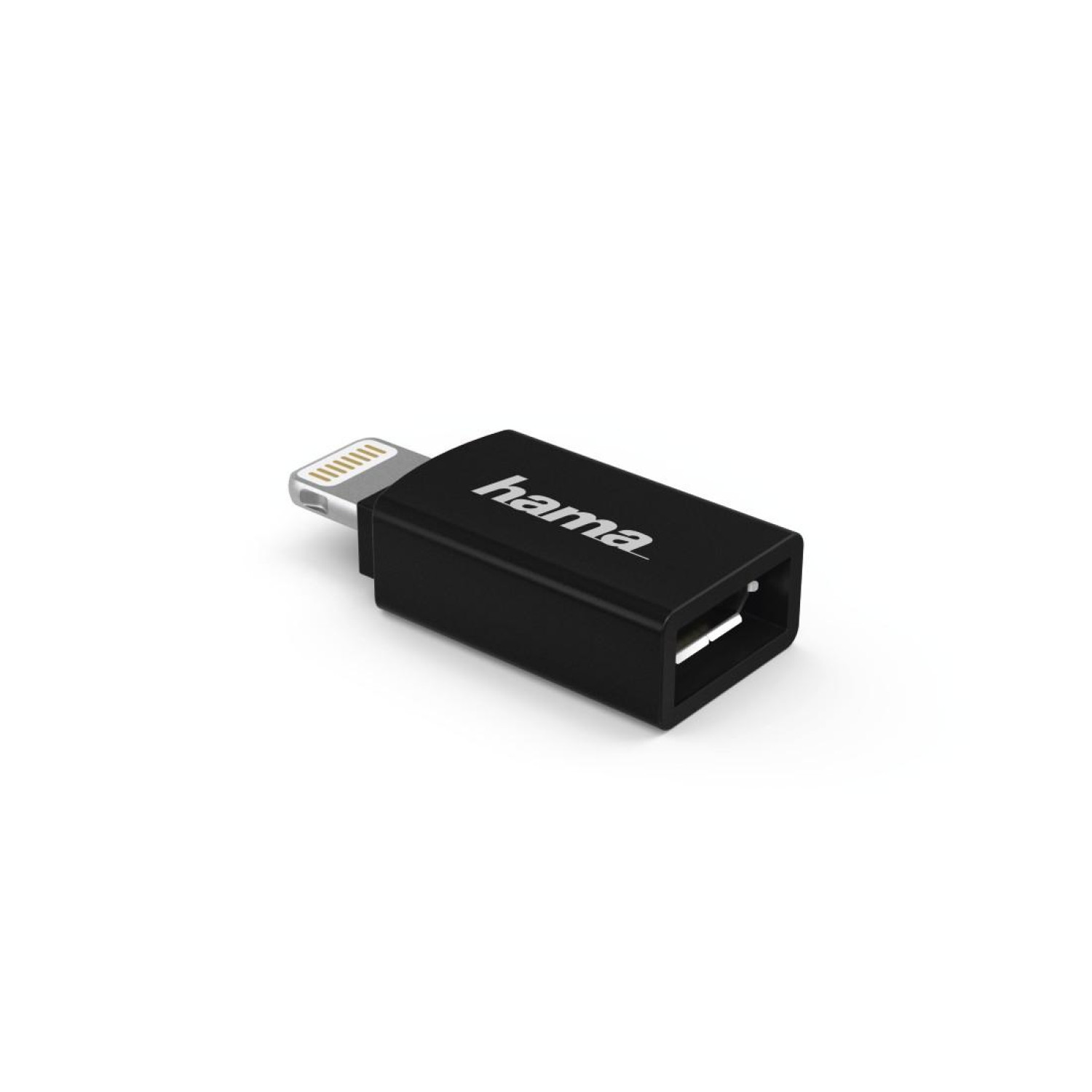 Адаптер HAMA 178400 micro USB - Lightning, Черен