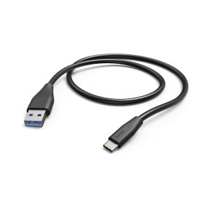 Кабел HAMA 178396 USB-C мъжко - USB 3.1 A мъжко, 5Gbit/s, 1.5 м., Черен