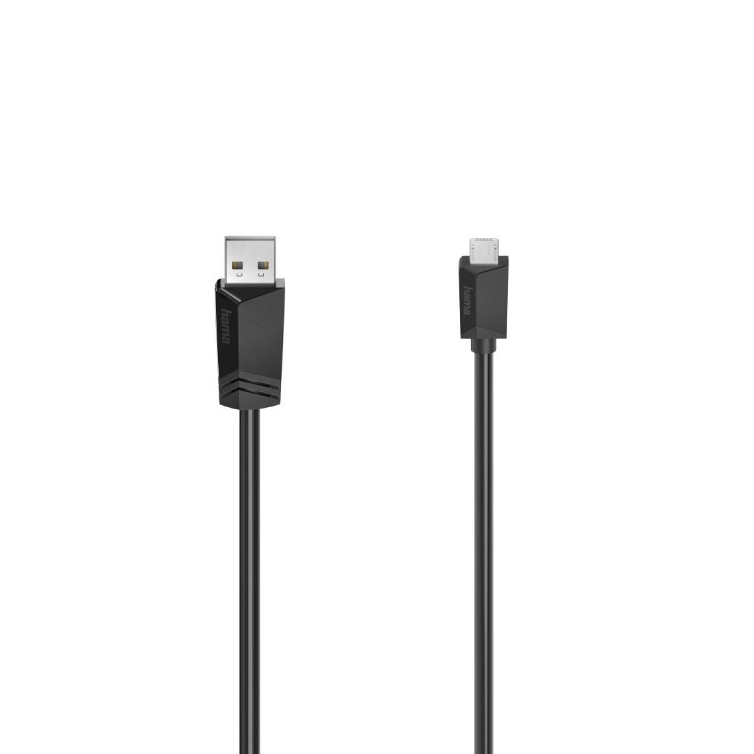 Кабел HAMA 200608 USB 2.0 - micro USB, 1.5 м., Черен, екраниран