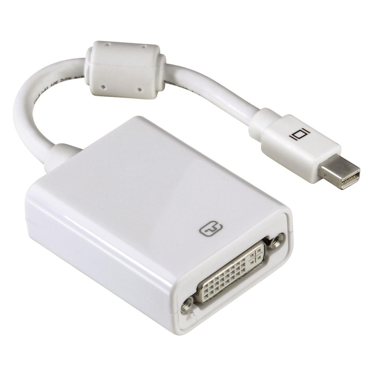 Адаптер HAMA 53248, DVI-D Dual Link женско - Mini DisplayPort мъжко, Бял