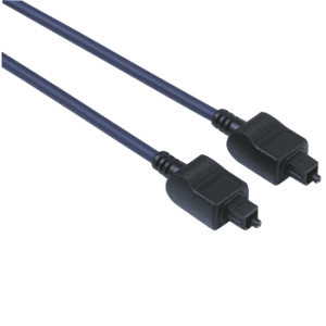 Оптичен кабел HAMA 205131, ODT Toslink plug - ODT Toslink plug, 1.5 m, Черен