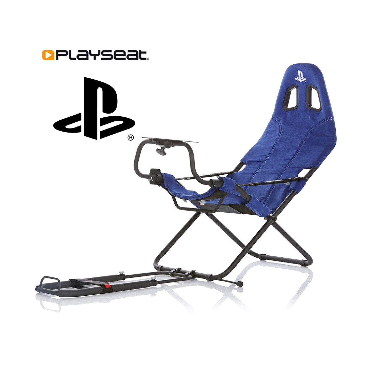 Геймърски стол Playseat Challenge Playstation Edition, Син