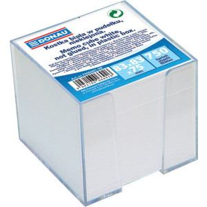 Бокс Donau с бели листчета в пластмасова кутия